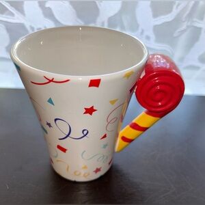 Teleflora gift vase/mug “confetti mug” 14oz